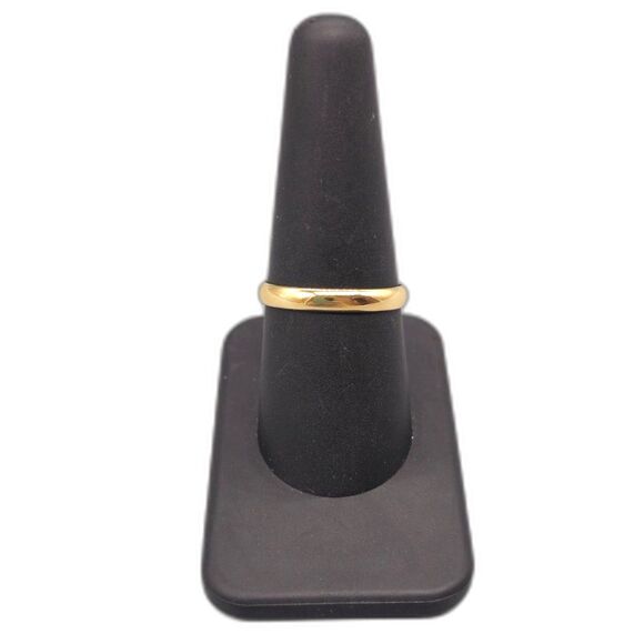 10KT YELLOW GOLD 1.80G PLAIN WEDDING BAND SIZE 8.5 (156113-1)